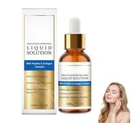 Sérum facial Lift Solution, Liquid Solution, Face Anti-Aging Serum Essence Oil With Peptide & Colágeno, Hidration Hidration Hidration and Firming,Reducen las líneas finas, restauración de la