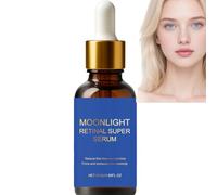 Sérum facial retinal, suero nocturno de retinaldehído para la cara, suero de vitamina A para mujeres, suero reafirmante para una mejor textura de la piel, cuidado antiedad hidratante ligero (1 unidad)