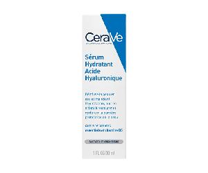 Sérum hidratante con ácido hialurónico CeraVe para todo tipo de piel, 30 ml.