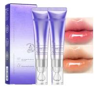 Sérum hidratante para labios con efecto rellenador y antiarrugas, aceite para labios que cambia de color, sérums para el cuidado de los labios, aumenta la elasticidad de los labios (#01+#02)