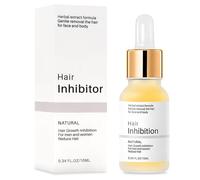 Serum inhibidor del crecimiento del cabello, inhibidor del crecimiento del cabello natural, suero para eliminar el cabello, depilación y eliminación del cabello para la cara, para una piel suave y