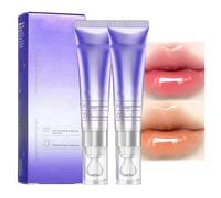 Sérum labial hidratante rellenador y antiarrugas, aceite labial que cambia de color Hidrata y reduce las líneas de expresión, aumenta la elasticidad de los labios (01+02)