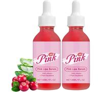 Sérum labial rosa para labios secos y oscuros, para fumadores y no fumadores, hidratación profunda, atenua la decoloración labial, aumenta la elasticidad, para labios secos (1 unidad)