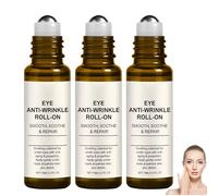 Sérum lifting para arrugas de ojos, Rodillo para ojos para reducir la hinchazón, Sérum facial antiedad para arrugas, Crema lifting, Suaviza las líneas finas y reduce las arrugas, Ojeras (3Piezas)