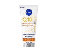 NIVEA Q10 Sérum Loción Corporal Reafirmante + Energizante (200 ml), crema hidratante 72h con Vitamina C y Ácido Hialurónico, crema reafirmante corporal para una piel más firme y energizada