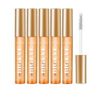 Serum Nutritivo para Pestañas de 5 piezas, Potenciadora de Pestañas y Cejas, Ingredientes Naturales, Hidratación Profunda, Gel de Maquillaje de Ojos