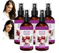 Sérum para el cabello de biotina y romero de cebolla, suero nutritivo profundo para cabello seco y dañado, aceite esencial para el cuidado del cabello, fortalece el cabello contra la rotura de la raíz