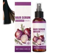 Sérum para el cabello en spray con cebolla y romero, suero hidratante para el cuero cabelludo para cabello más grueso y completo, spray fortalecedor para cabello seco y dañado, absorción rápida (1