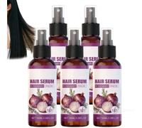Sérum para el cabello en spray con cebolla y romero, suero hidratante para el cuero cabelludo para cabello más grueso y completo, spray fortalecedor para cabello seco y dañado, absorción rápida (5