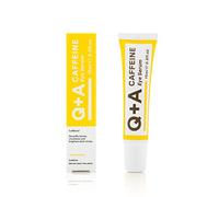 Sérum para el contorno de ojos con cafeína Q+A. Un sérum para el contorno de ojos que mejora la circulación y descongestiona la zona de la ojera. 15 ml/0,5 fl.oz