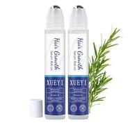 Sérum para el crecimiento del cabello de romero Roll On, 25 ml*2 Roll-On Serum para el crecimiento del cabello, suero avanzado de romero para mujeres y hombres, suero de cuero cabelludo bloqueante