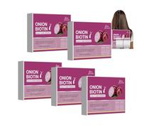 Sérum para el cuero cabelludo de cebolla y biotina, biotina y arginina, suero hidratante para el cuero cabelludo y el cuidado del cabello, suero de cebolla roja, solución revitalizante para el cuero