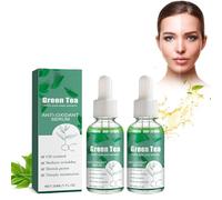 Sérum para el cuidado de la piel con esencia de té verde, hidratante, encogimiento de los poros, cuidado nocturno y reparador, para todo tipo de pieles, 2 unidades