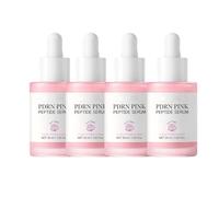 Sérum Pink Glow con péptidos de ADN de salmón, suero facial coreano para aclarar la piel para mujeres, tratamiento hidratante hidratante, mejora desigual (4 unidades)