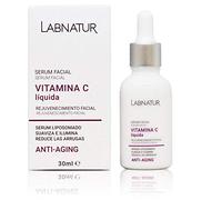 Sérum Vitamina C Líquida 30ml Labnatur. Anti-Aging y Antioxidante. Antiedad, Antiarrugas y Antimanchas para Cara y Contorno de Ojos. Natural y Vegano.