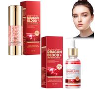 Sérum Y Crema Antiarrugas Con Sangre De Dragón - Tratamiento Intensivo Para Reducir Arrugas, Firmeza Y Reafirmación De La Piel, Para Una Piel Joven Y Radiante, Suero Reafirmante Y Rejuvenecedor