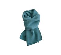 SERUMY Bufanda de punto Mujer Otoño Invierno Color Sólido Bufanda Slim Pañuelo Suave Marrón Blanco Cálido Cuello de lana Pashmina Chal