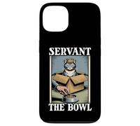 Servant The Bowl Cat In Box - Cuenco de comida con diseño de gato divertido Carcasa para iPhone 13