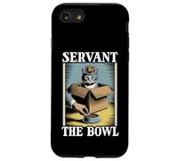 Servant The Bowl Cat In Box - Cuenco de comida con diseño de gato divertido Carcasa para iPhone SE (2020) / 7 / 8