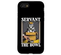 Servant The Bowl Cat In Box - Cuenco de Comida con diseño de Gato Divertido Carcasa para iPhone SE (2020) / 7/8
