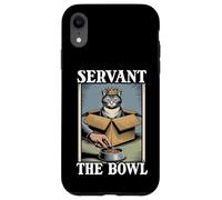 Servant The Bowl Cat In Box - Cuenco de comida con diseño de gato divertido Carcasa para iPhone XR