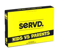 SERVD - Kids Vs Parents - El divertidísimo Juego de Cartas Familiar para la Vida Real (Versión en Inglés)