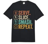 Serve Slice Smash Repeat Entrenamiento de Tenis Jugador de Tenis Comfort Colors Adult Heavyweight T-Shirt