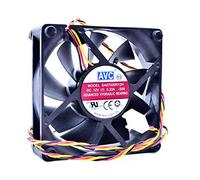 Server Cooler Fan DA07020R12H 12V 0.33A, computer chassis CPU temperature control quiet cooling fan for 70x70x20mm 3 lines