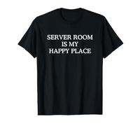 Server Room is My Happy Place Camiseta gráfica económica