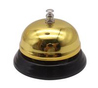 Service Counter Bell - Call Bell de Metal de servicio pesado, sonido de timbre fuerte | Campana de escritorio portátil para recepción de hotel, cocina de restaurantes, oficina escolar, uso de la recep