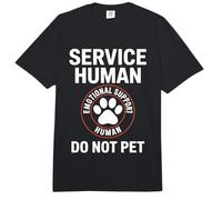 Service Human Do Not Pet Dog Canine Lover Comfort Colors Adult Heavyweight T-Shirt