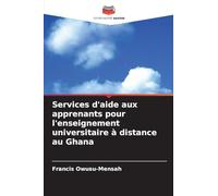 Services d'aide aux apprenants pour l'enseignement universitaire à distance au Ghana