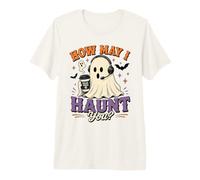 Servicio al Cliente Halloween How May I Haunt You Camiseta Premium