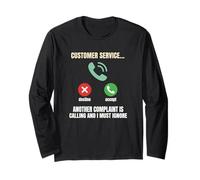 Servicio al Cliente Sarcastic Support Desk Representante Manga Larga