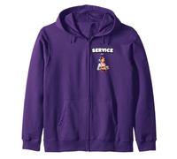 Servicio Amor Camarera Trabajo Personal Ropa Sudadera con Capucha