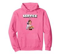 Servicio Amor Camarera Trabajo Personal Ropa Sudadera con Capucha