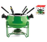 Servicio De Fondue Antiadherente 10 Piezas Verde Home