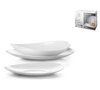 Servicio De Mesa 18 Piezas Prometeo De Vitrio Opal Blanco
