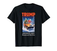 Servicio de remoción de Copos de Nieve Conservador Navidad Política Camiseta
