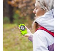 Servicio de Senderismo para la Supervivencia, brújula al Aire Libre portátil,Compass de orientación para al Aire Libre | Ayuda educativa Multifuncional, pequeña Herramienta de navegación para