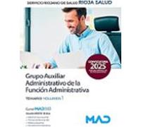 Servicio Riojano De Salud (seris) Auxiliar Administrativo: Temario (vo