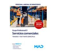 Servicios Comerciales (Grupo Profesional E1). Personal Laboral De Ministerios. Temario Específico Y Test