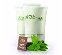 Servicios ECO Tamao de viaje 1 oz Body Wash (paquete de 200 masa) - 30 ml de suministros de lavado de carrocera de hotel a granel para huspede