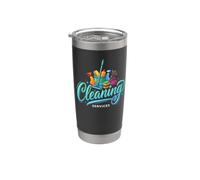 Servicios profesionales de limpieza Ama de llaves Vaso térmico de acero inoxidable de doble pared