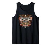 Servido bajo la Gloria EST 1776 Veterano Águila Militar EE.UU Camiseta sin Mangas