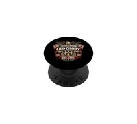 Servido bajo la Gloria EST 1776 Veterano Águila Militar EE.UU PopSockets PopGrip Adhesivo