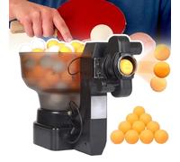 Servidor automático de pelotas de tenis de mesa con control de giro y giro ajustable, incluye pelotas para práctica y entrenamiento