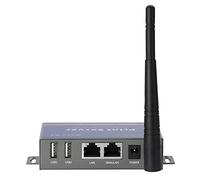 Servidor de impresión WiFi (NO Plug&Play), servidor de impresión USB de 2 puertos, servidores de impresión en red para computadoras - Convierta una impresora USB en una red WiFi Ethernet - Windows Mac