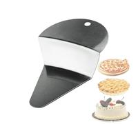 Servidor de pizza - Servidor de pastel | Pala de pizza de acero inoxidable | Servidor de pizza | Espátula triangular ergonómica | Servidor de postre profesional multiusos para pasteles de pizza