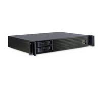 Servidor Inter-Tech 1.5U-1528L Mini-ITX Rack 1,5U Negro Acero